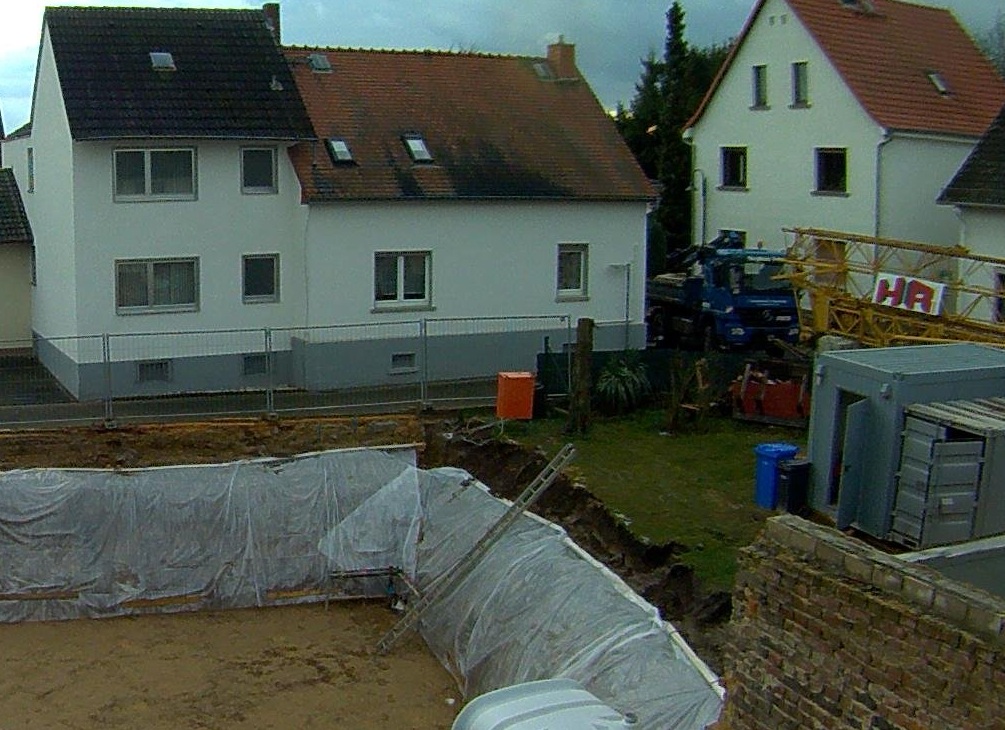 Feinvermessung – Kran Stellung