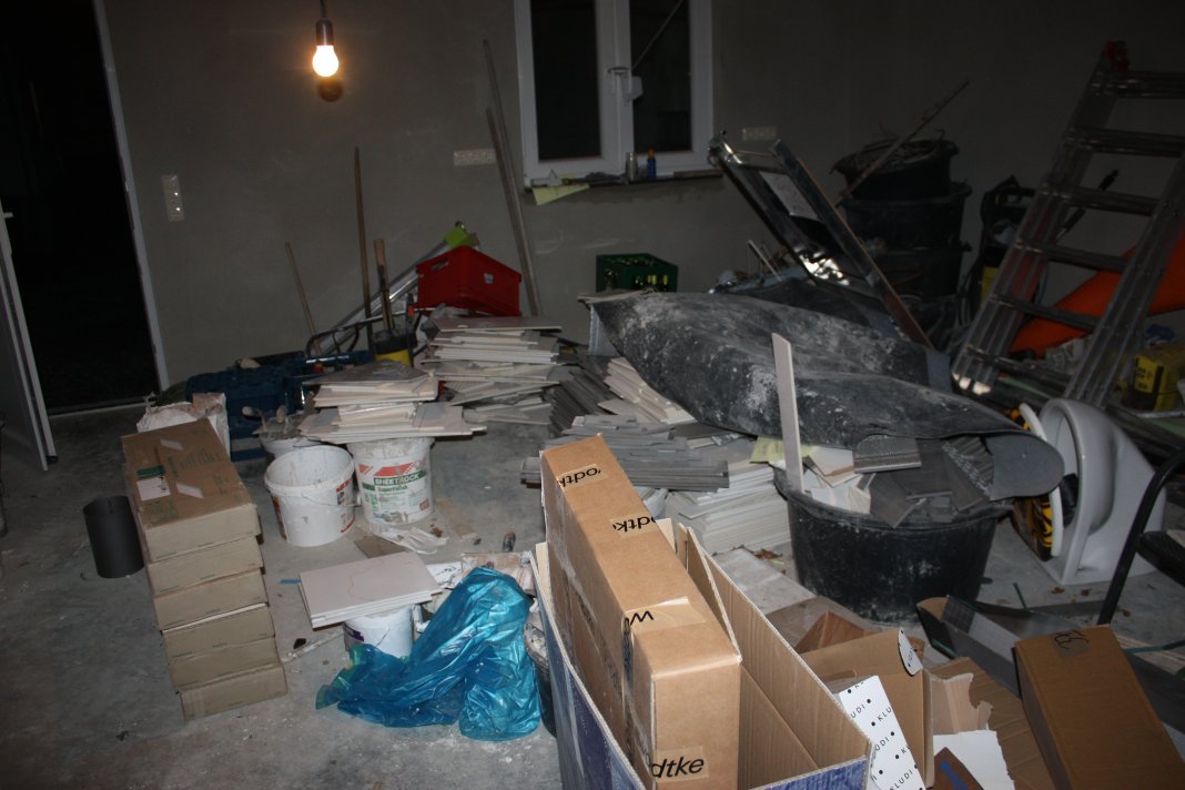 Garage aufräumen