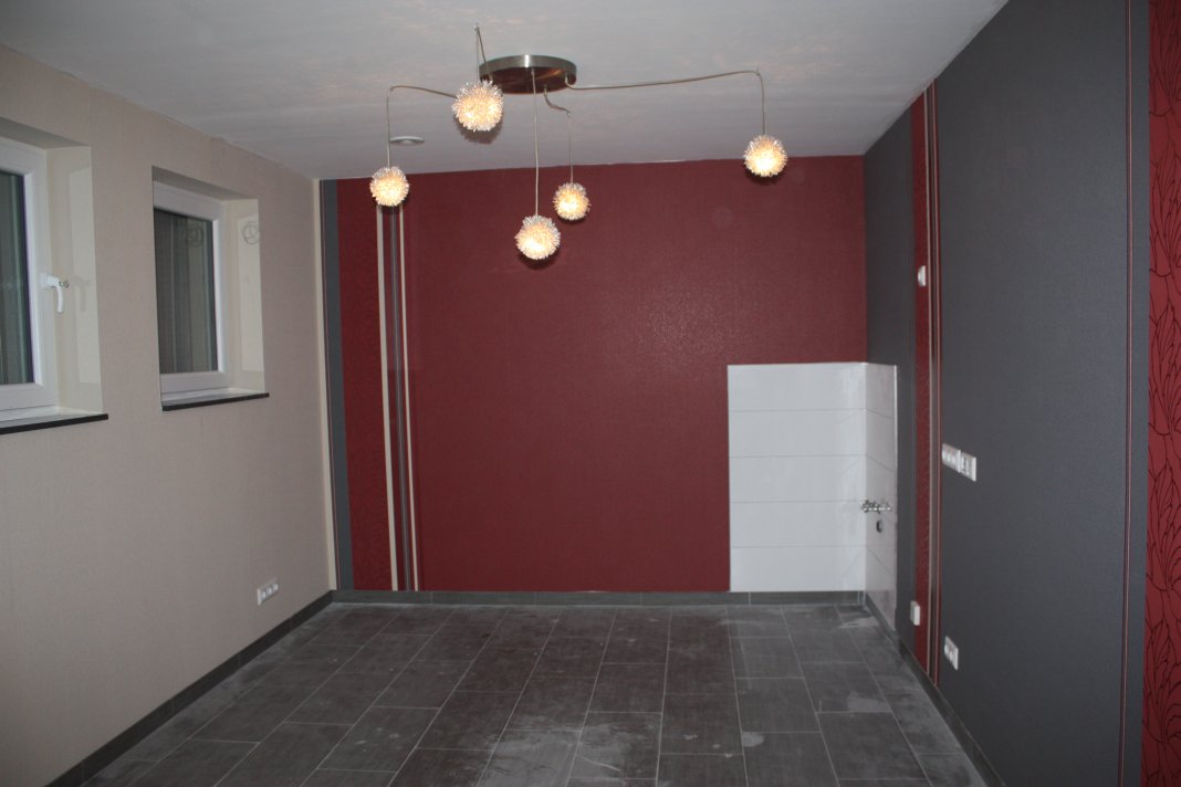 Tapezieren im Schlafzimmer  2