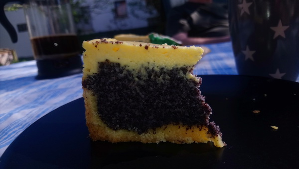 Alles wieder im grünen Bereich mit Mohnkuchen