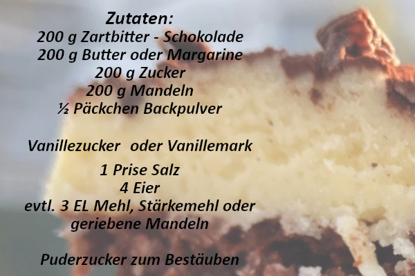 Nachtrag: Schneller Schokokuchen in Variation 1